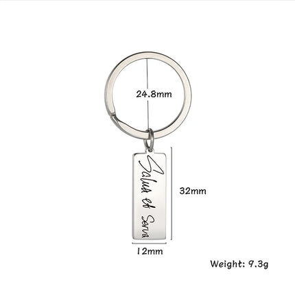 Handwriting Keychain