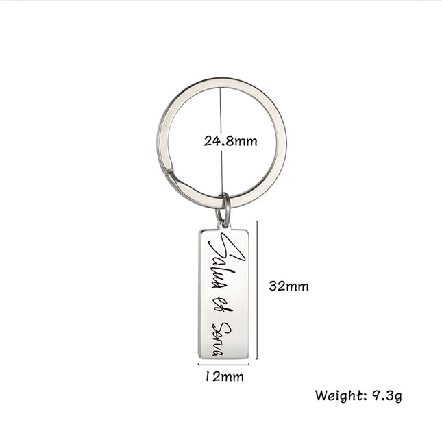 Handwriting Keychain