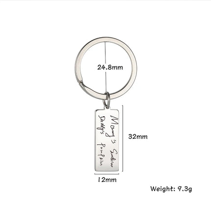 Handwriting Keychain