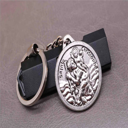 St Christopher Keychain