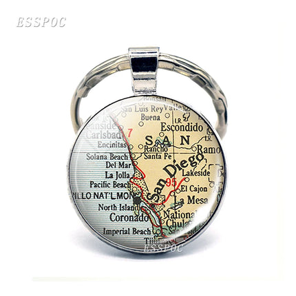 San Diego Keychain