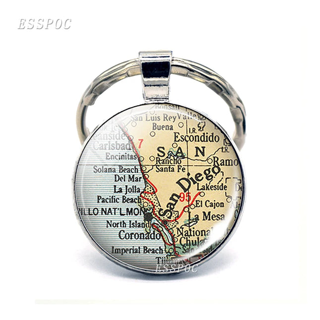 San Diego Keychain