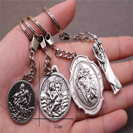 St Christopher Keychain