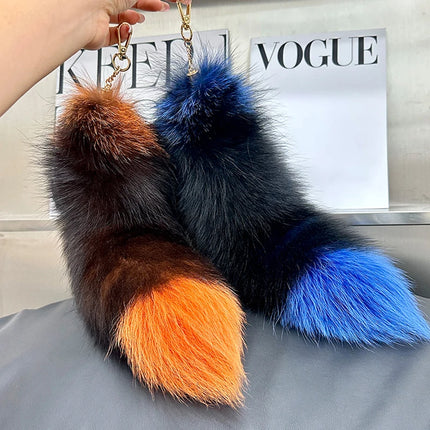Fox Tail Keychain