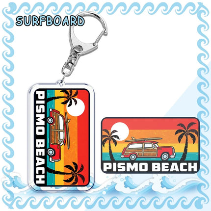 Surfing Keychain