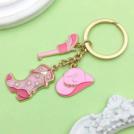 Cowboy Boot Keychain
