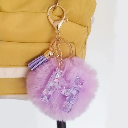 Resin Letter Keychain