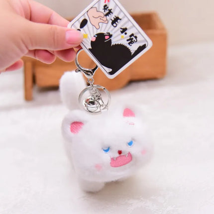 Plush Cat Keychain