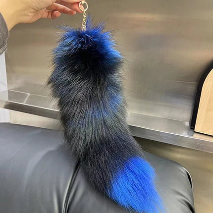 Fox Tail Keychain