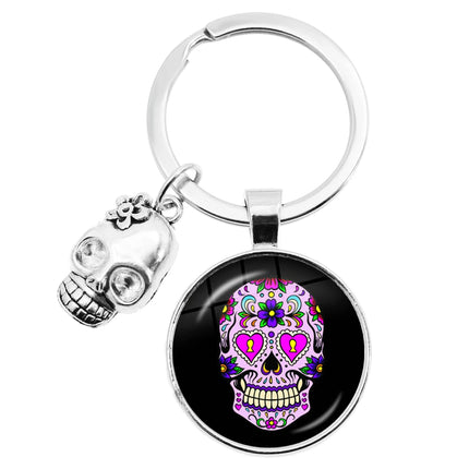 Sugar Skull Keychain