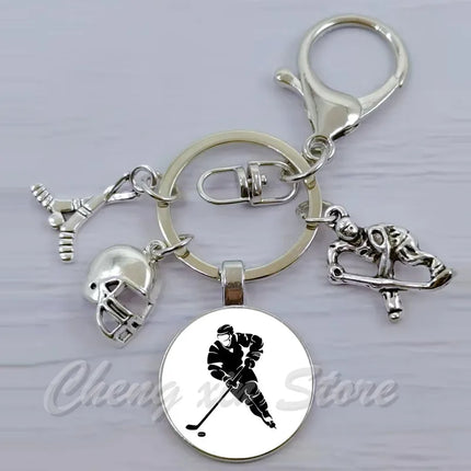 Hockey Keychain