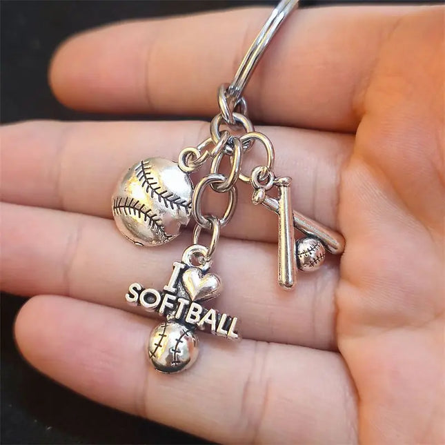 Softball Keychains
