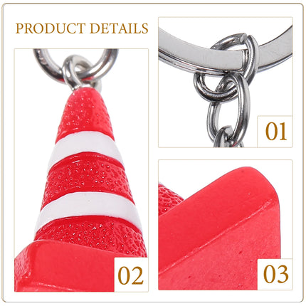 Traffic Cone Keychain
