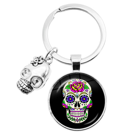 Sugar Skull Keychain