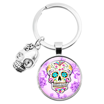 Sugar Skull Keychain