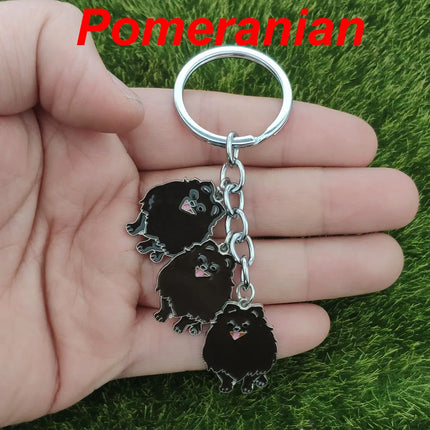 Pomeranian Keychain