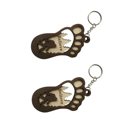 Bigfoot Keychain