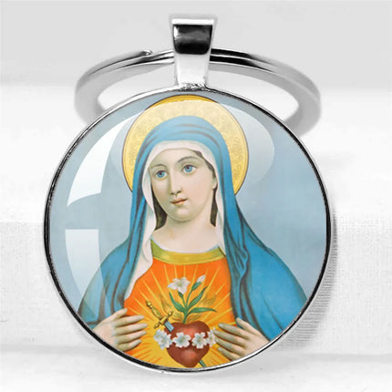 Virgin Mary Keychain