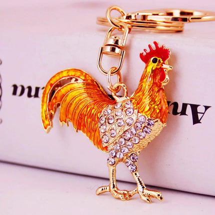 Rooster Keychain