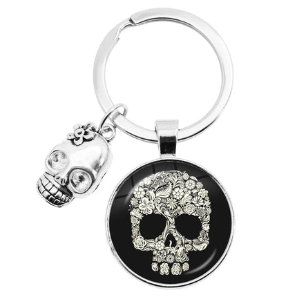Sugar Skull Keychain