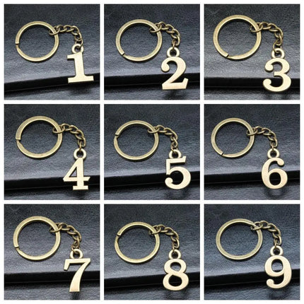 Number Keychain