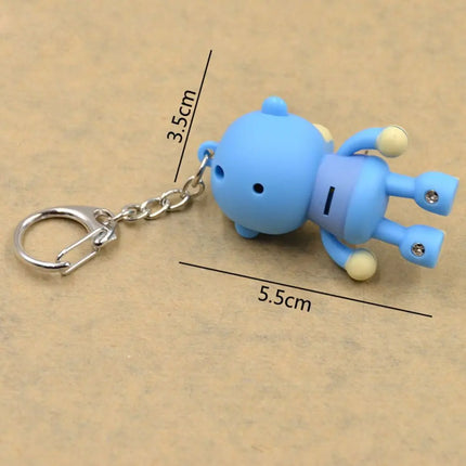 Monkey Flashlight Keychain