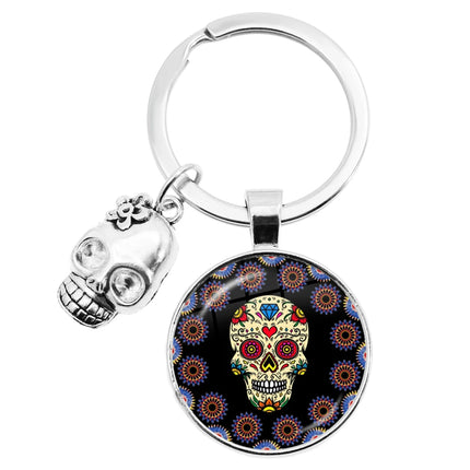 Sugar Skull Keychain
