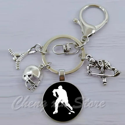 Hockey Keychain