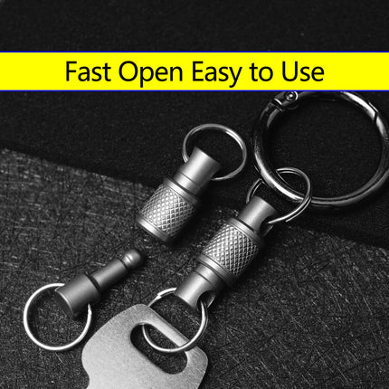 Titanium Quick Release Keychain