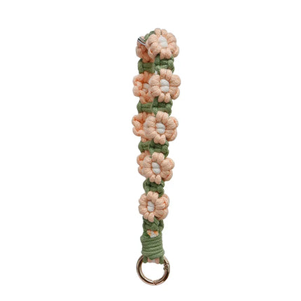 Macrame Flower Keychain