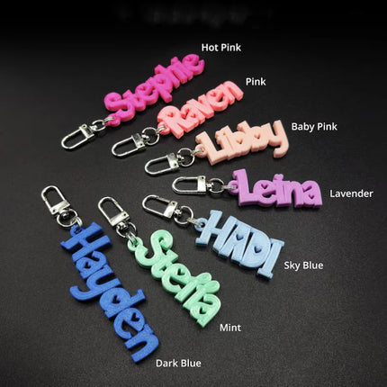 Acrylic Name Keychain
