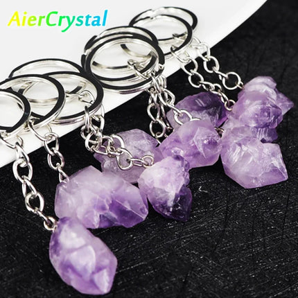 Amethyst Keychain