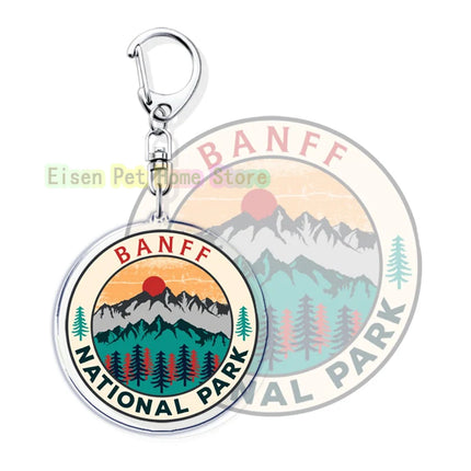 National Park Keychain