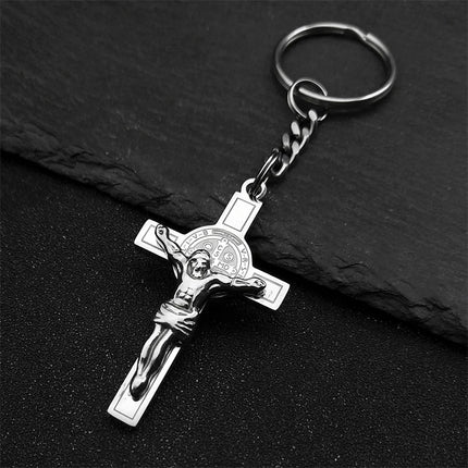 Crucifix Keychain