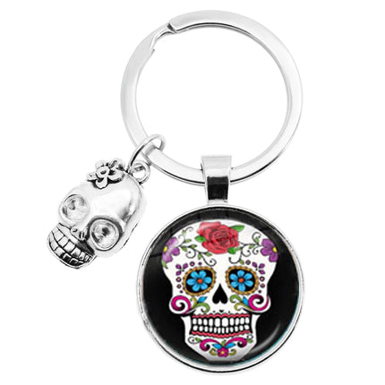 Sugar Skull Keychain
