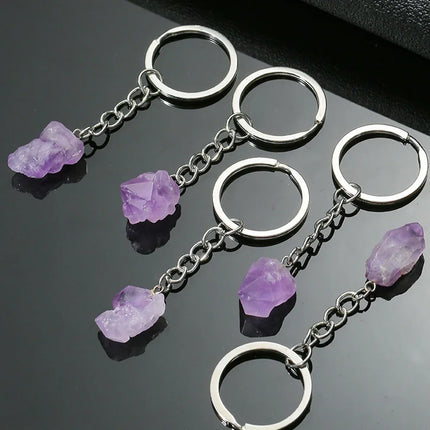 Amethyst Keychain