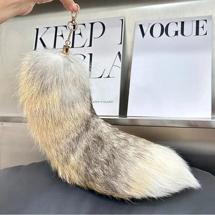 Fox Tail Keychain