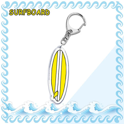 Surfing Keychain