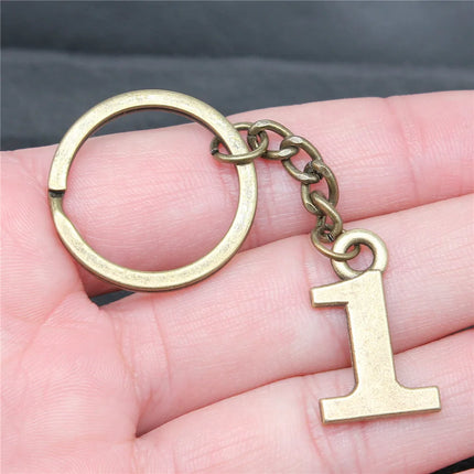 Number Keychain
