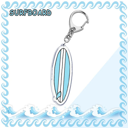 Surfing Keychain