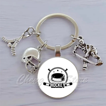 Hockey Keychain