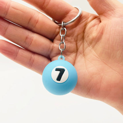 Pool Ball Keychain