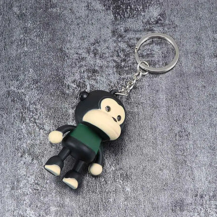 Monkey Flashlight Keychain