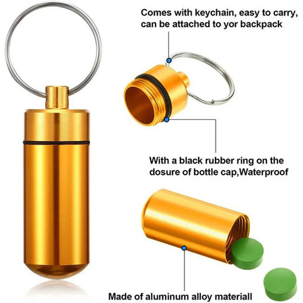 Keychain Pill Holder