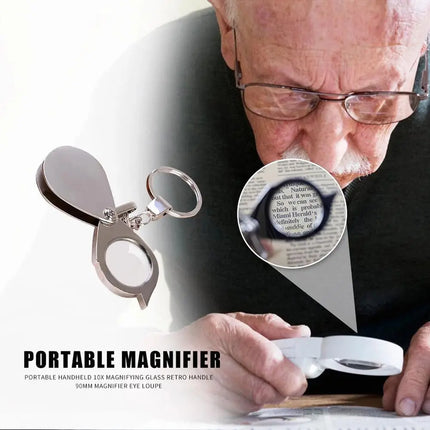 Keychain Magnifying Glass