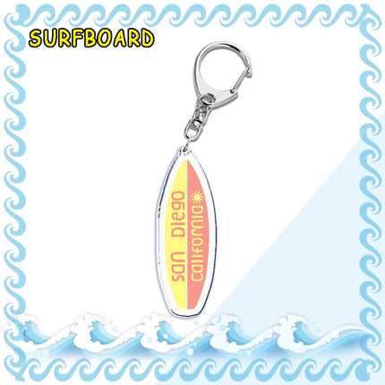 Surfing Keychain