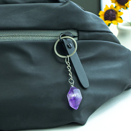 Amethyst Keychain