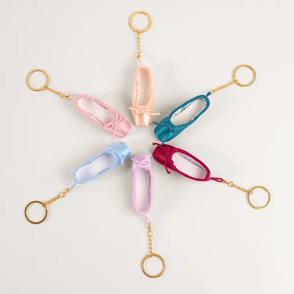 Pointe Shoe Keychain