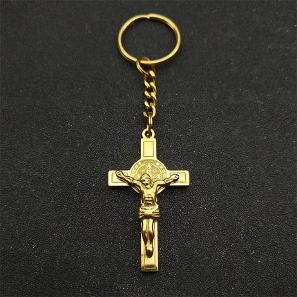 Crucifix Keychain