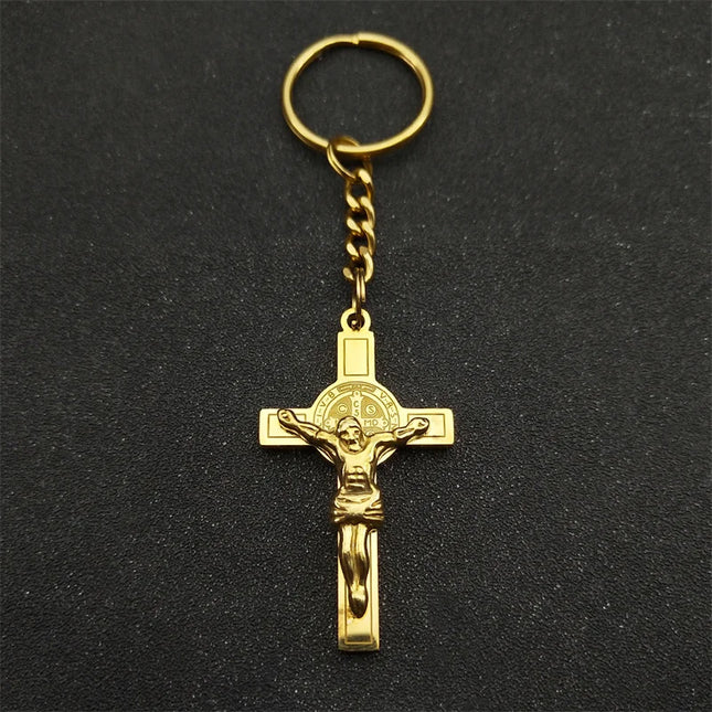 Crucifix Keychain